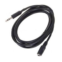 STEREO AUDIO MALE TO MALE EXTENSION CABLE 3,5 MM - 1 MT