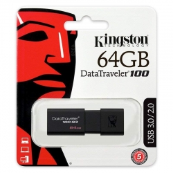 PENDRIVE 64 GB 3.0 - KINGSTON DT100 G3