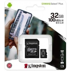 MICRO SD 32 GB  Kingston Select Plus  A1  classe 10