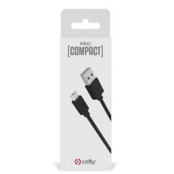 Cavo Micro Usb Speed Charge 2.4A 12W da 1.0 mt - Celly Pro Compact