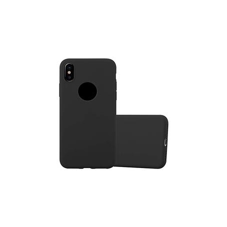 Cover in silicone nera opaca - IPHONE XR