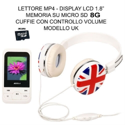 Lettore MP3 con Cuffia e micro SD - Majestic 8262N