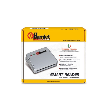 Lettore smart card Usb 3.0 per Firma Digitale White HUSCR30