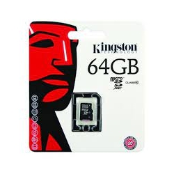 MICRO SD da 64 GB  classe 10  Kingston Select Plus A1