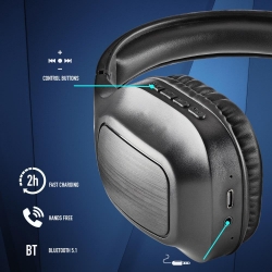 Cuffie Bluetooth 5.1 - NGS Artica Wrat