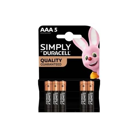 Pile ministilo AAA  5 pz - DURACELL simply